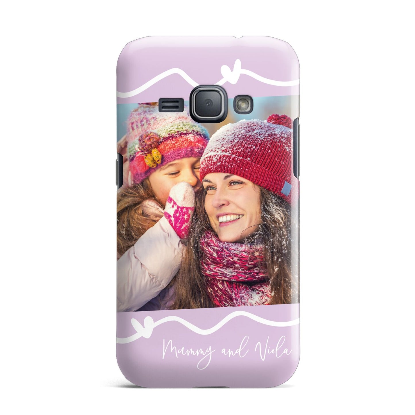 Personalised Photo Mummy and Name Samsung Galaxy J1 2016 Case