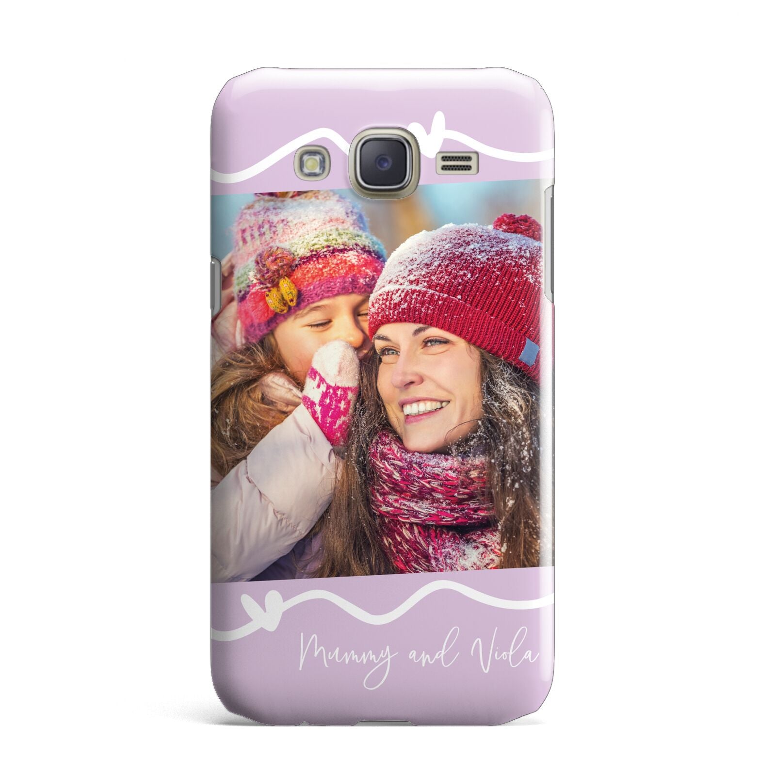 Personalised Photo Mummy and Name Samsung Galaxy J7 Case