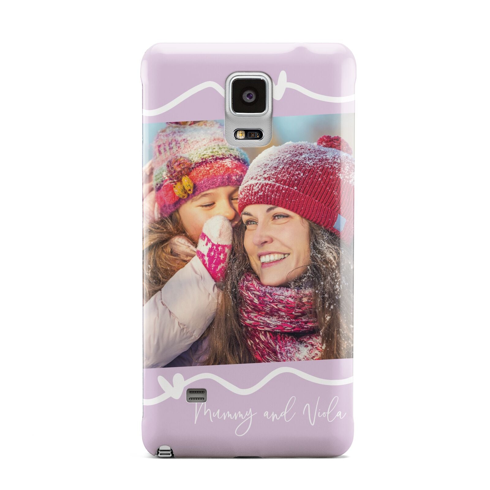 Personalised Photo Mummy and Name Samsung Galaxy Note 4 Case