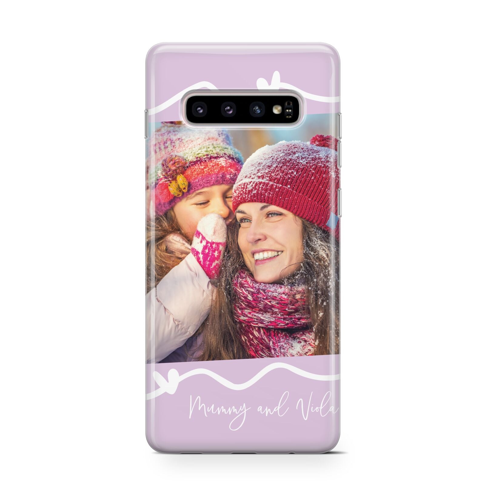 Personalised Photo Mummy and Name Samsung Galaxy S10 Case