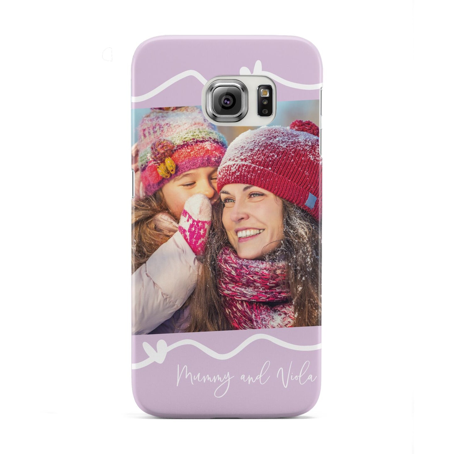 Personalised Photo Mummy and Name Samsung Galaxy S6 Edge Case