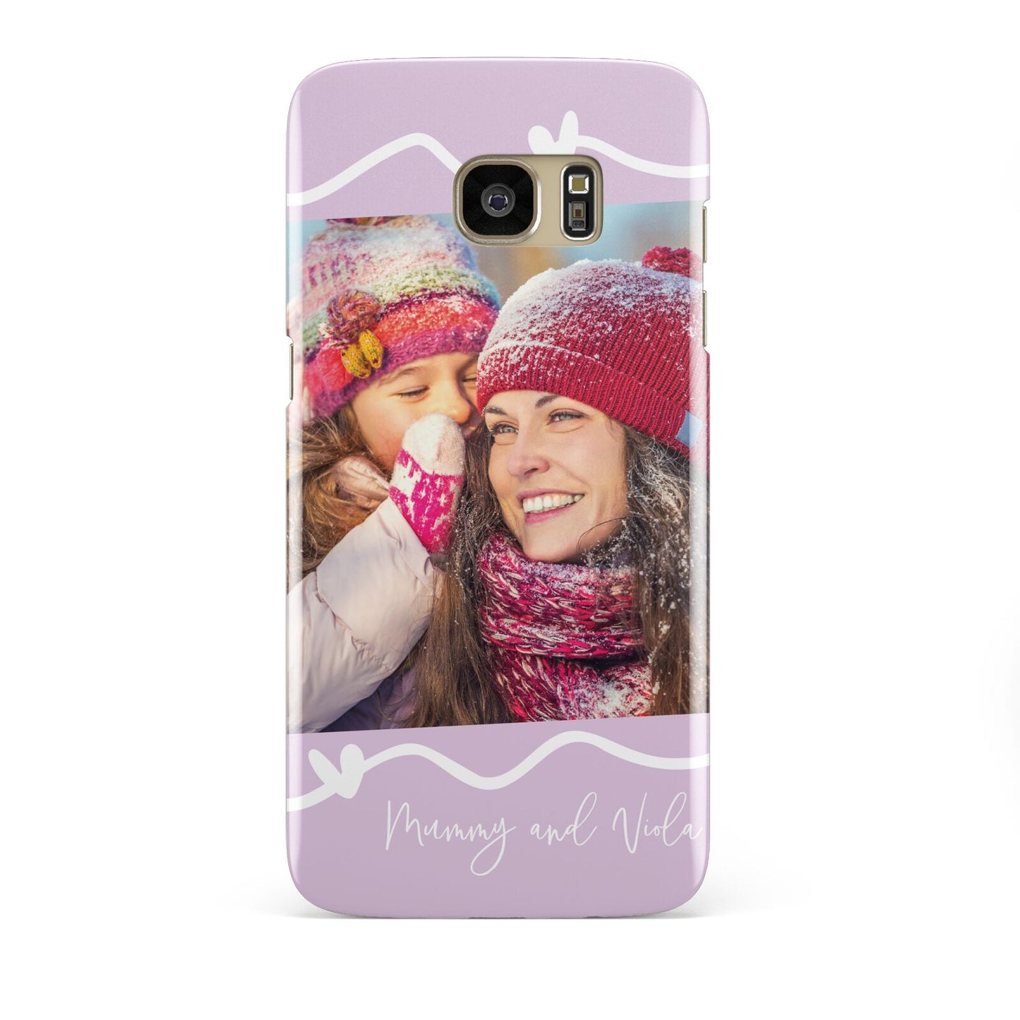 Personalised Photo Mummy and Name Samsung Galaxy S7 Edge Case