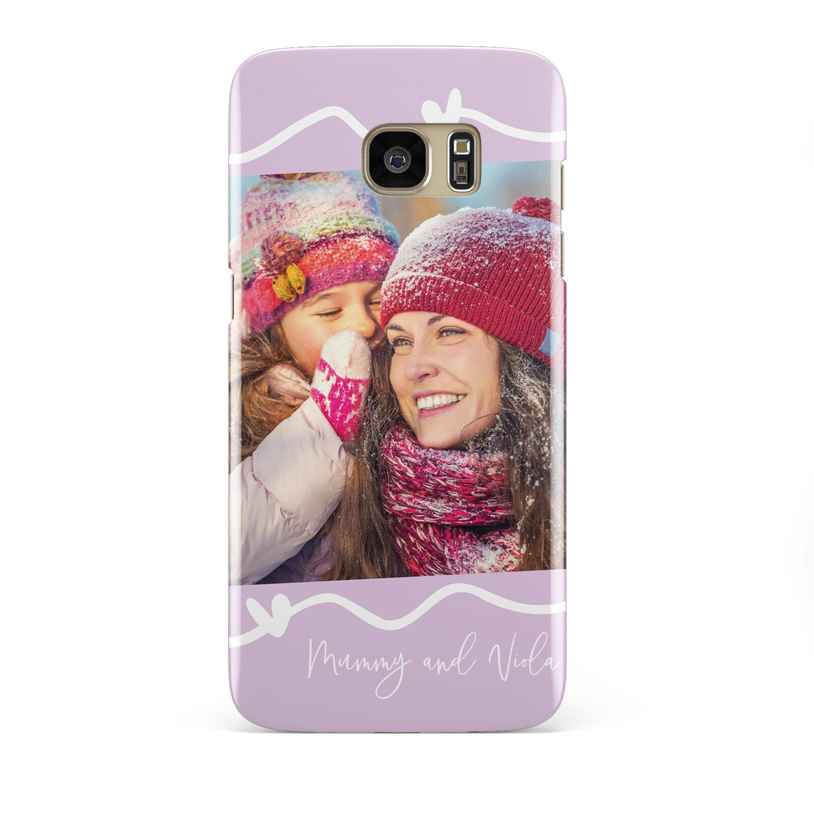 Personalised Photo Mummy and Name Samsung Galaxy S7 Edge Case