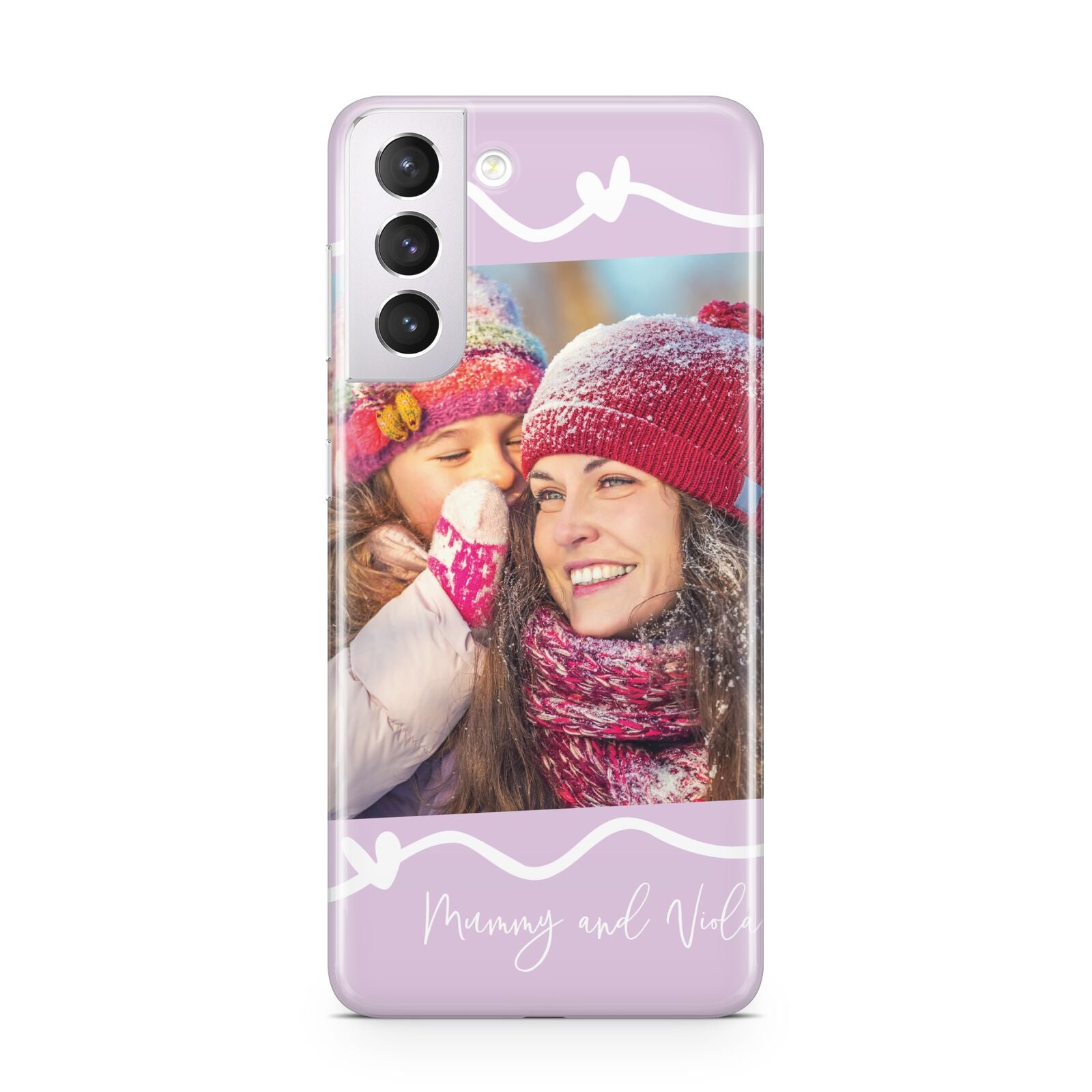 Personalised Photo Mummy and Name Samsung S21 Case