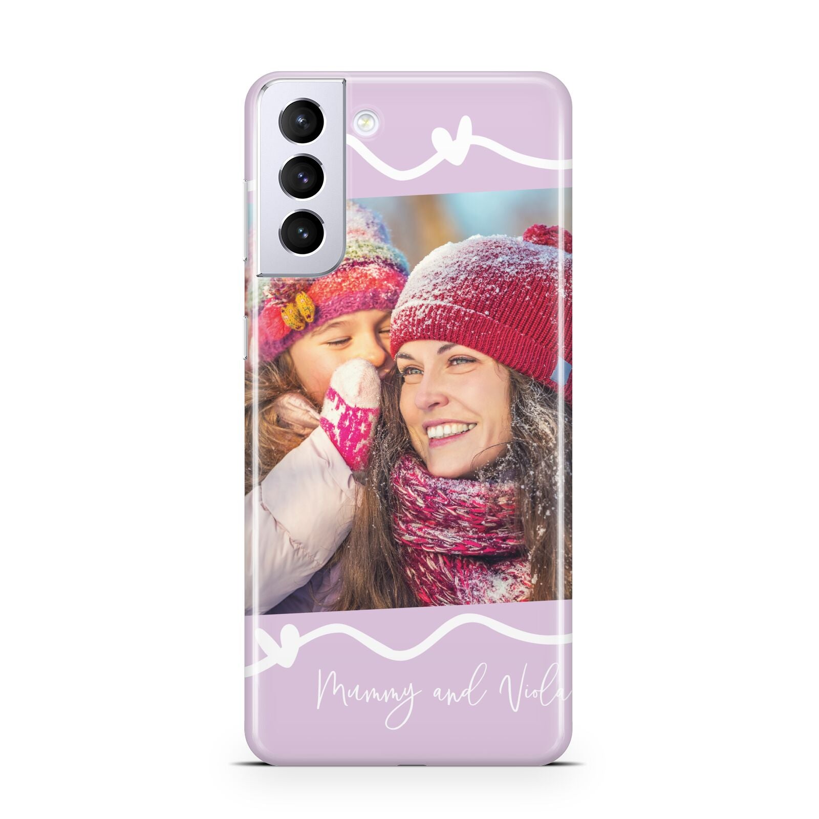 Personalised Photo Mummy and Name Samsung S21 Plus Case