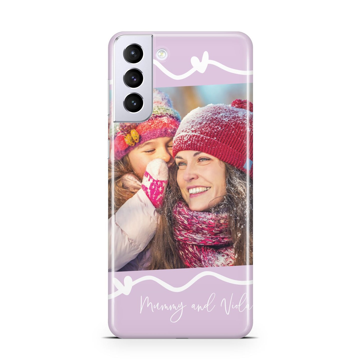 Personalised Photo Mummy and Name Samsung S21 Plus Phone Case