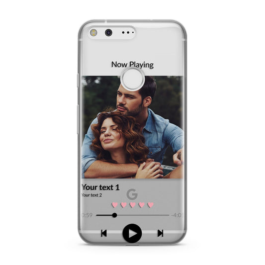 Personalised Photo Music Google Pixel Case