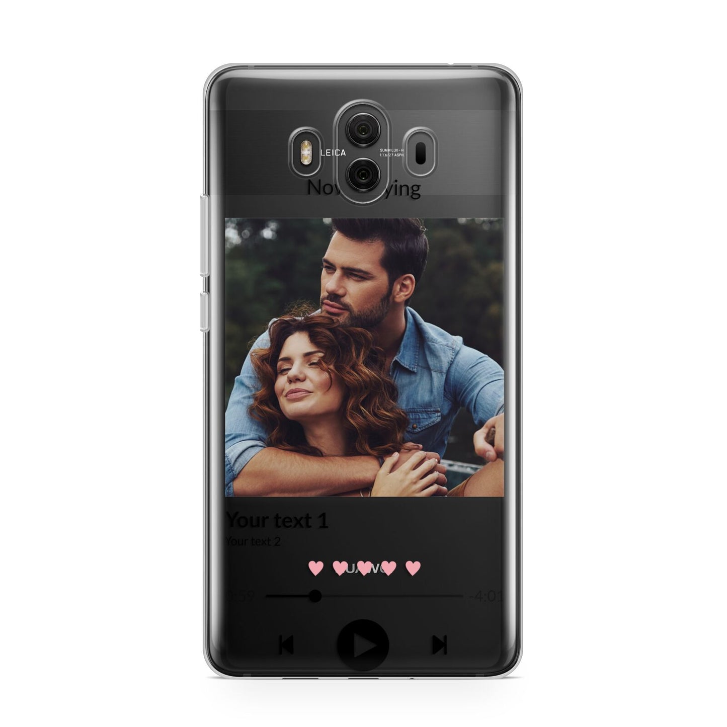 Personalised Photo Music Huawei Mate 10 Protective Phone Case