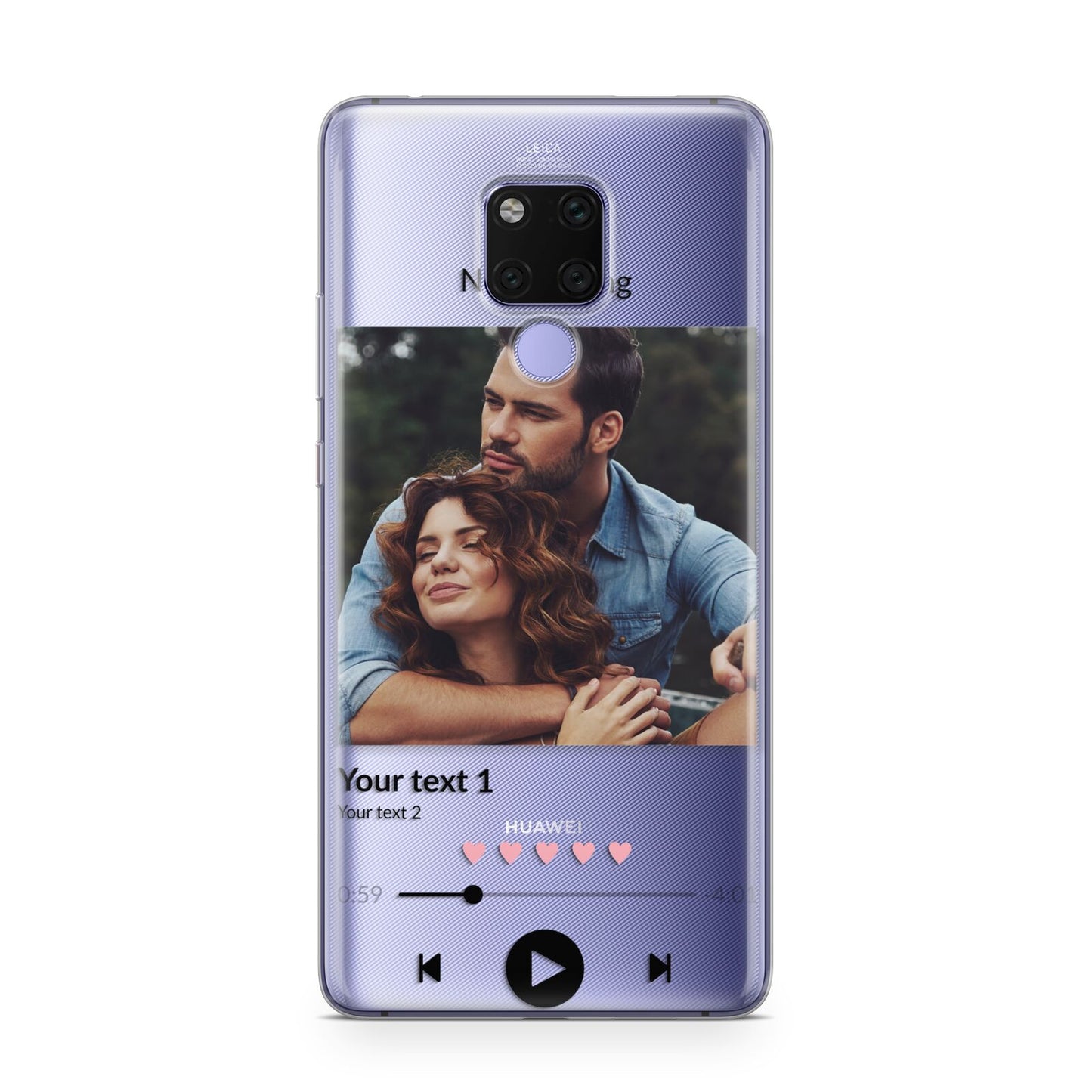 Personalised Photo Music Huawei Mate 20X Phone Case