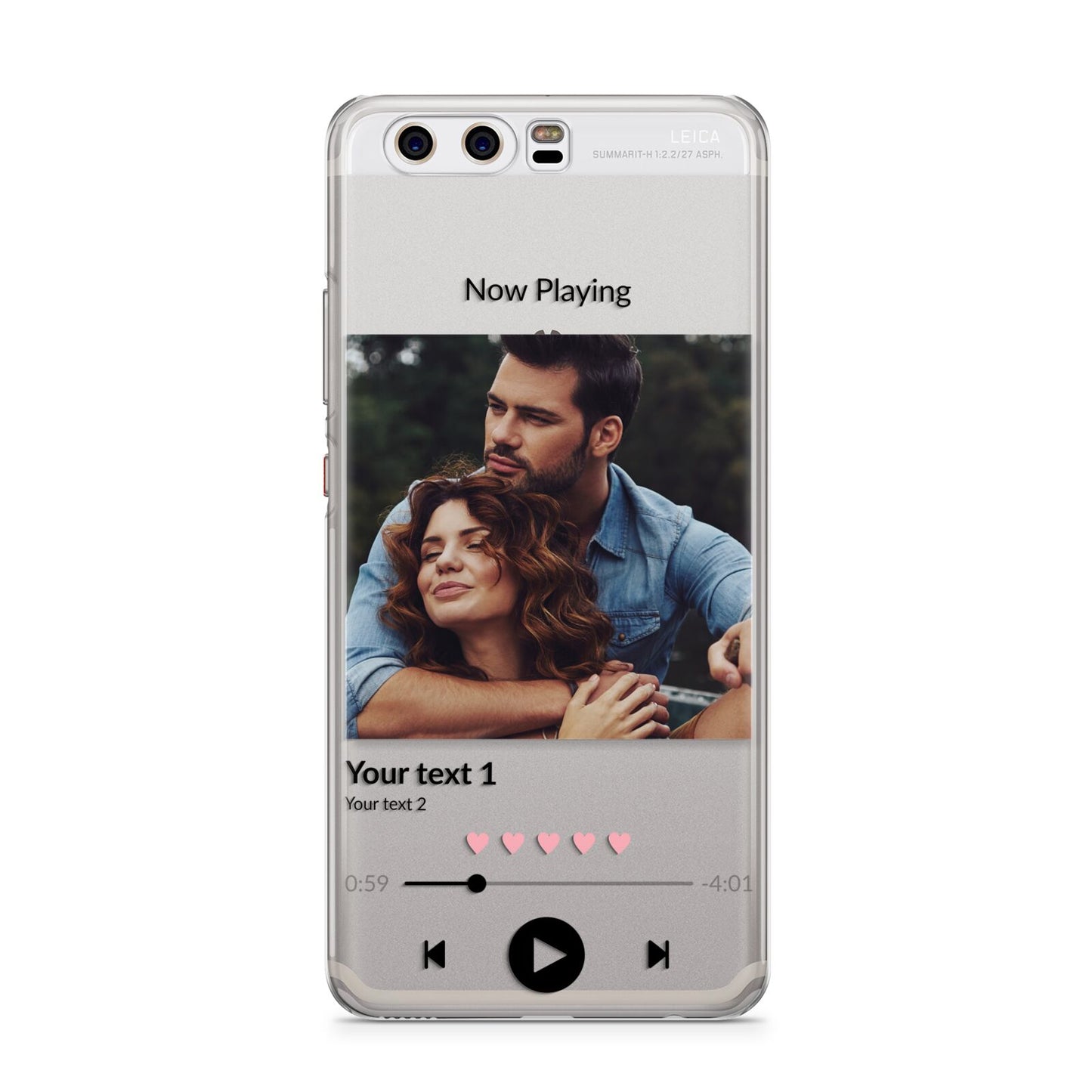 Personalised Photo Music Huawei P10 Phone Case