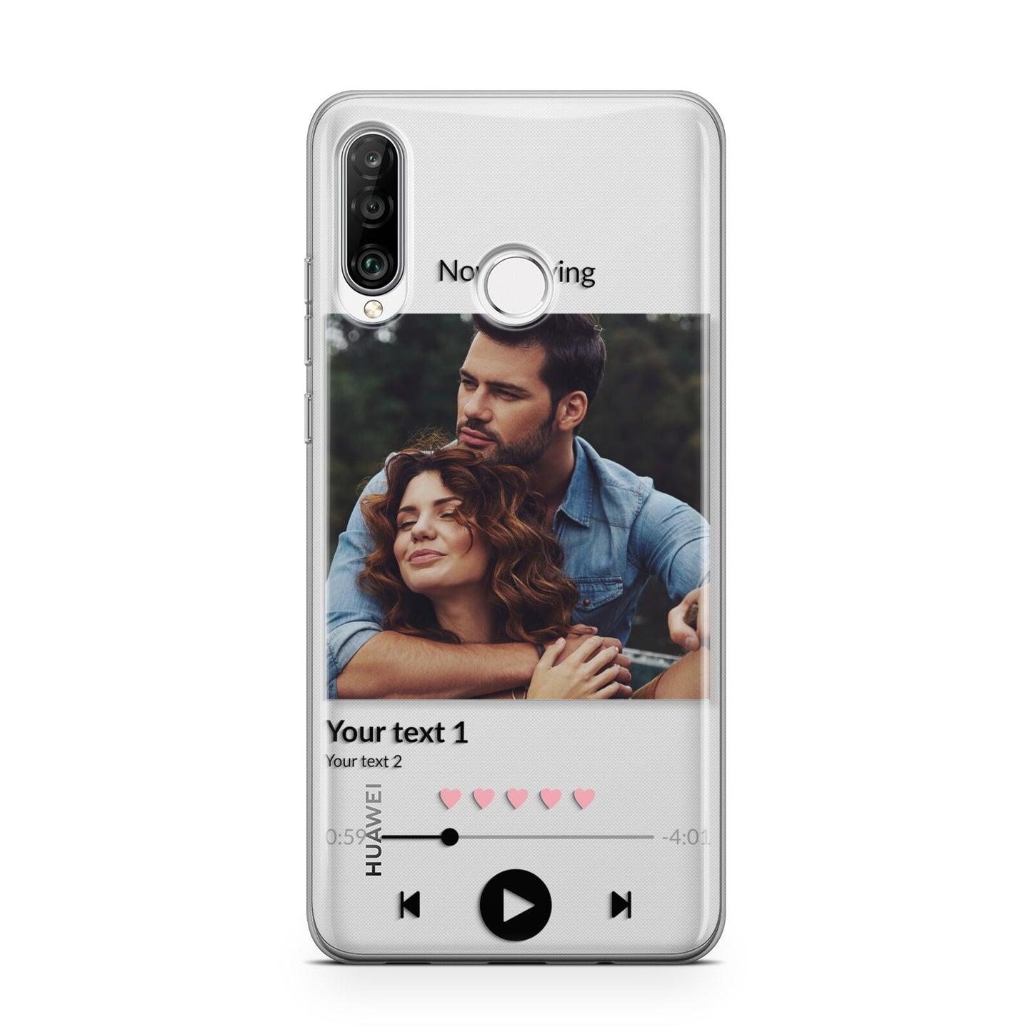 Personalised Photo Music Huawei P30 Lite Phone Case