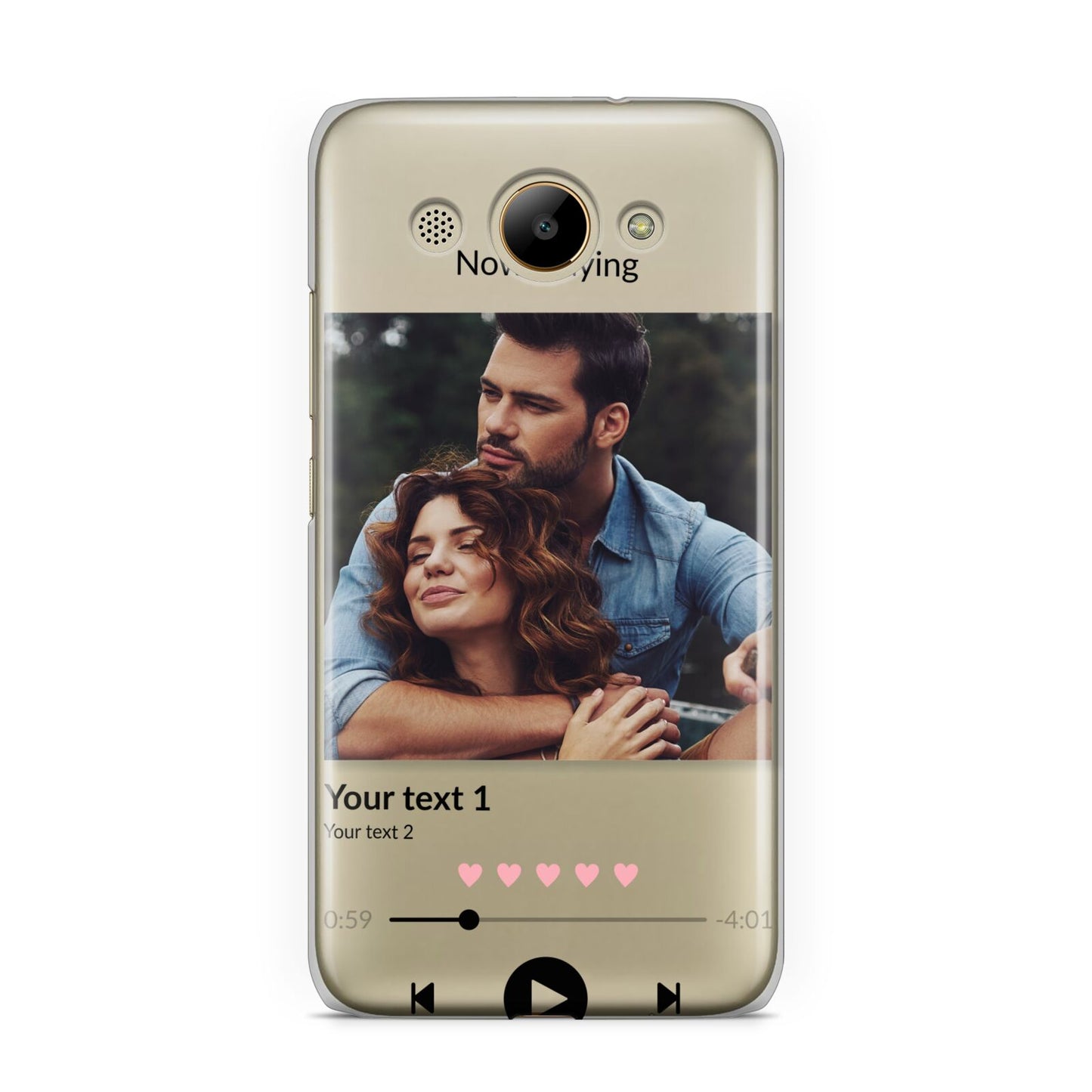 Personalised Photo Music Huawei Y3 2017