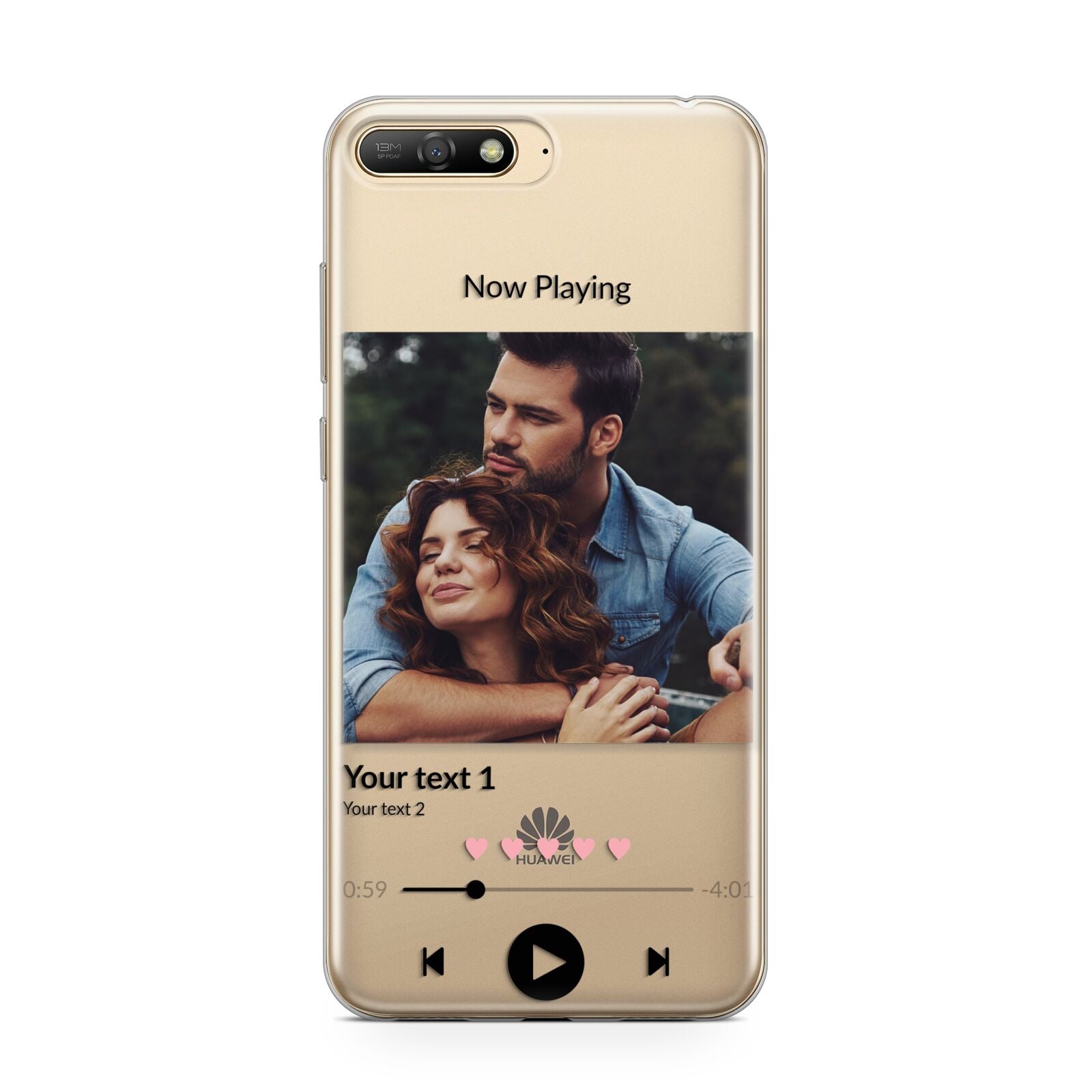 Personalised Photo Music Huawei Y6 2018