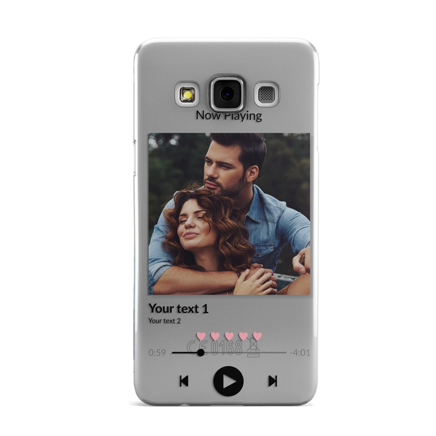 Personalised Photo Music Samsung Galaxy A3 Case