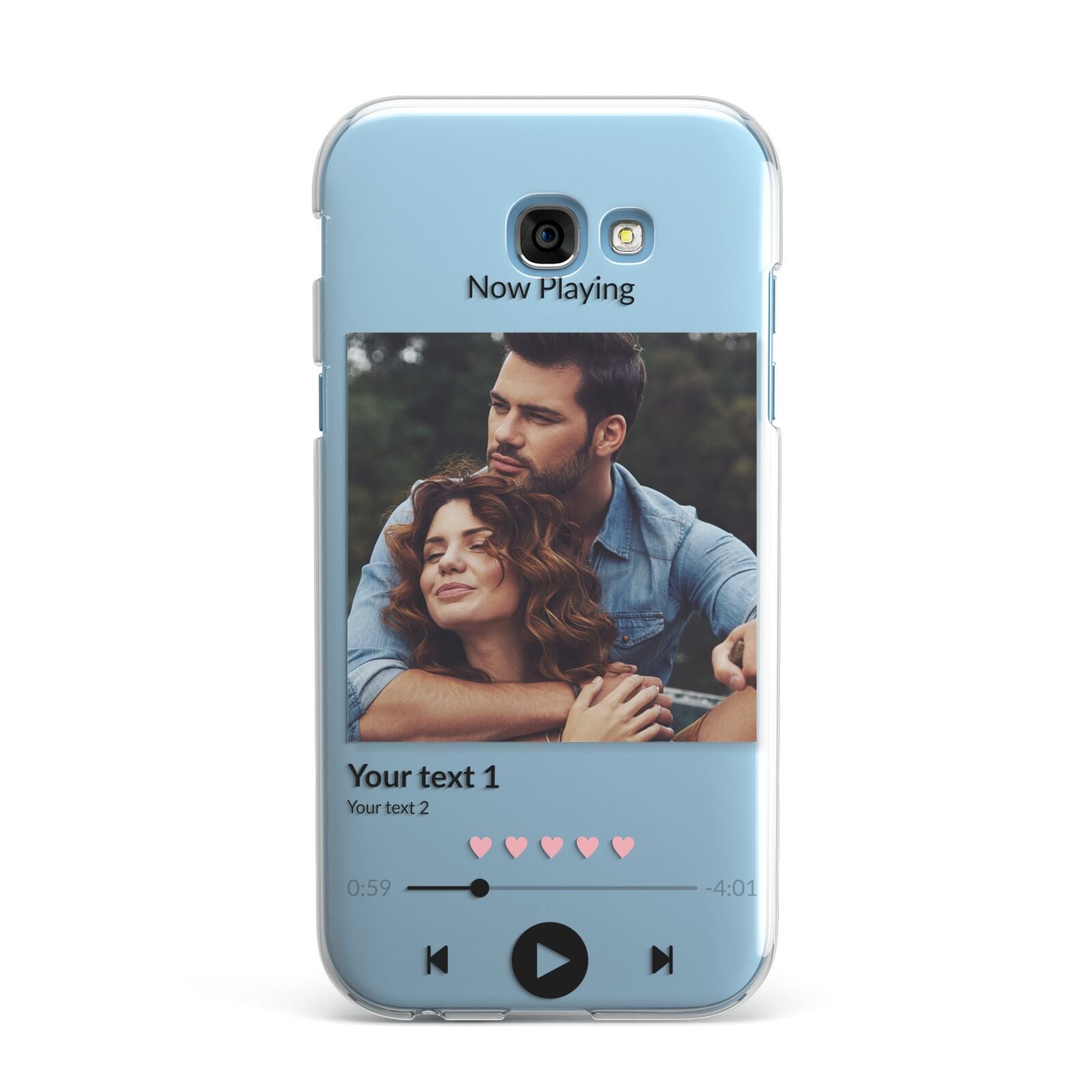 Personalised Photo Music Samsung Galaxy A7 2017 Case