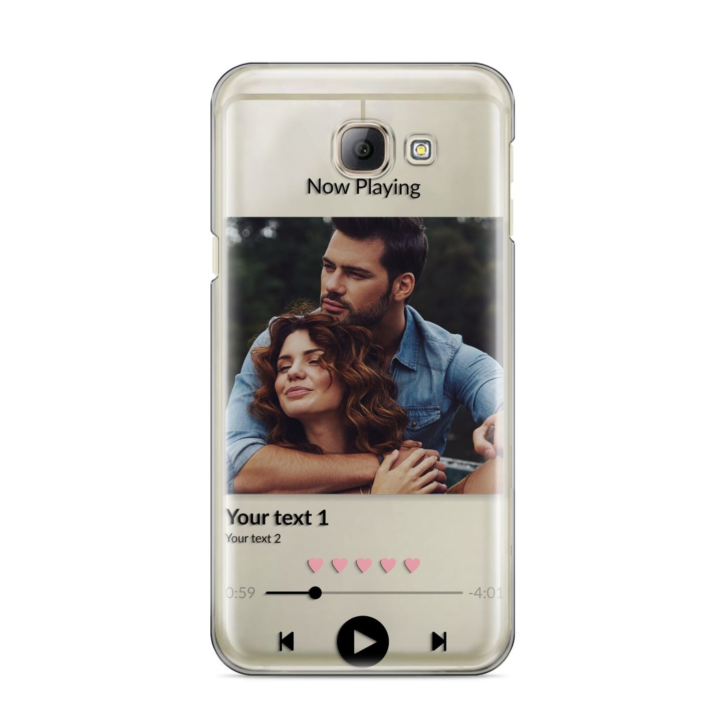 Personalised Photo Music Samsung Galaxy A8 2016 Case