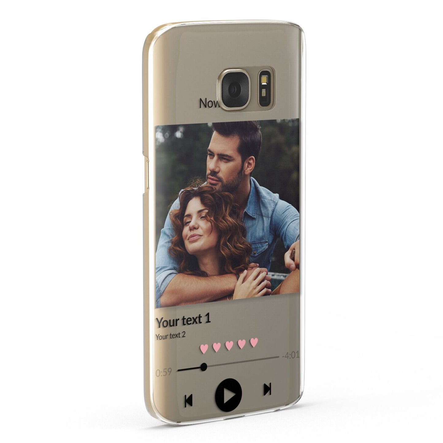 Personalised Photo Music Samsung Galaxy Case Fourty Five Degrees