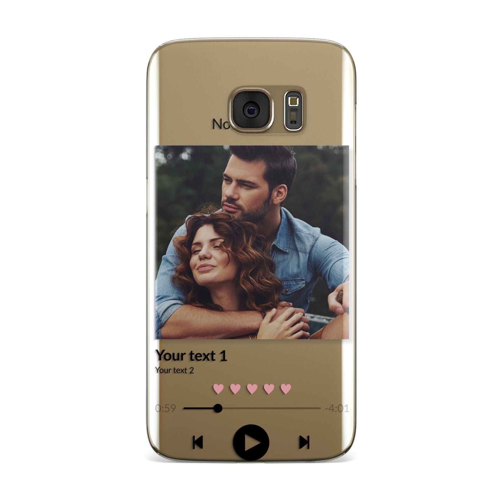 Personalised Photo Music Samsung Galaxy Case