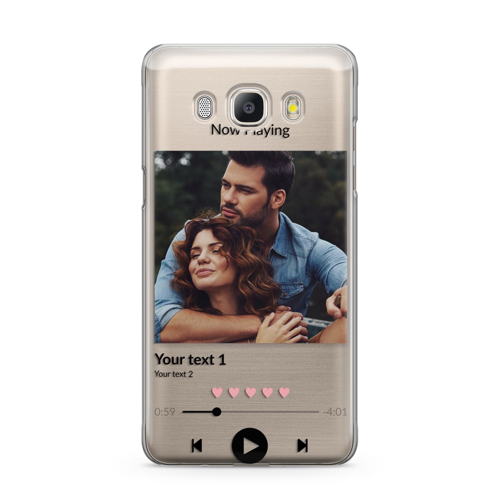 Personalised Photo Music Samsung Galaxy J5 2016 Case