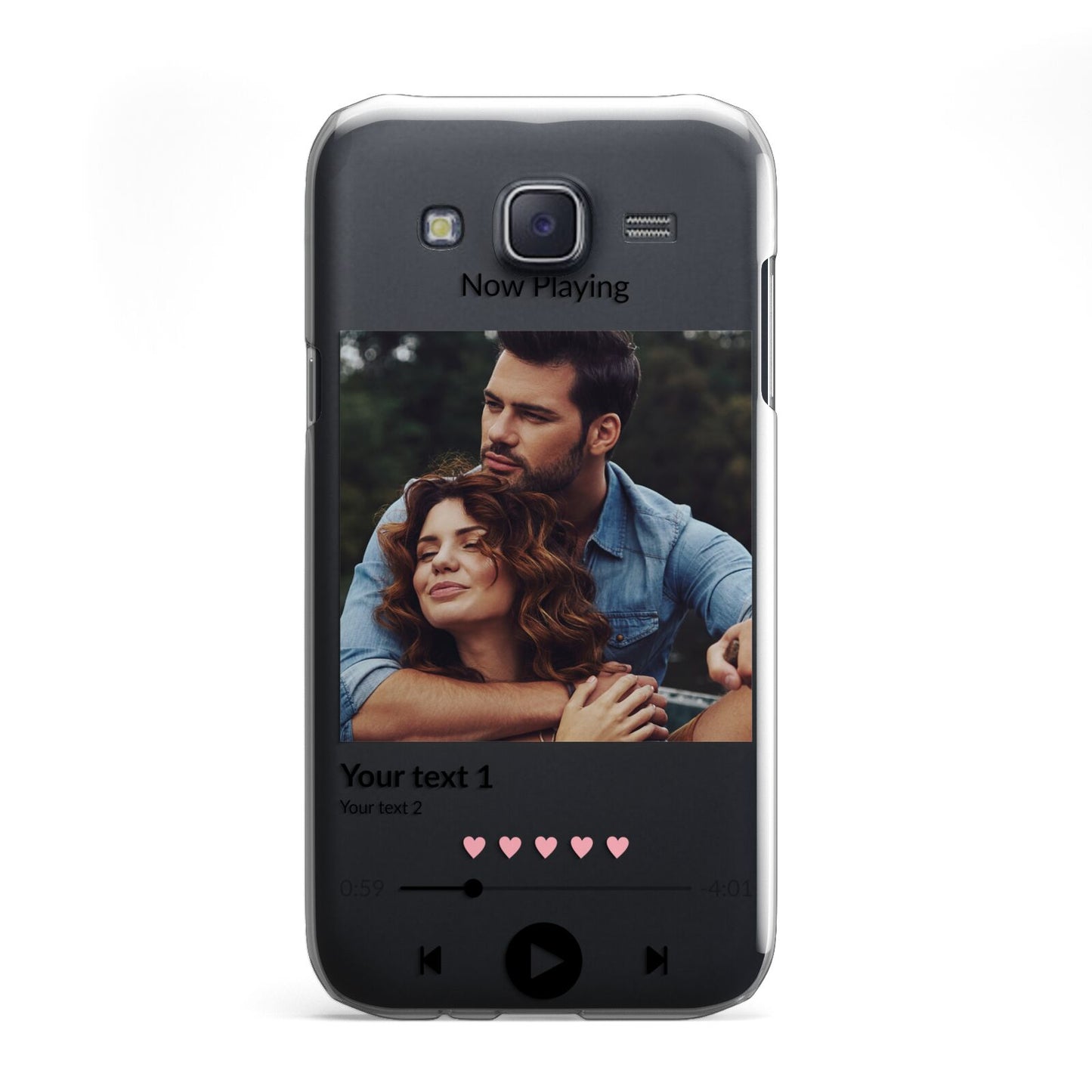 Personalised Photo Music Samsung Galaxy J5 Case