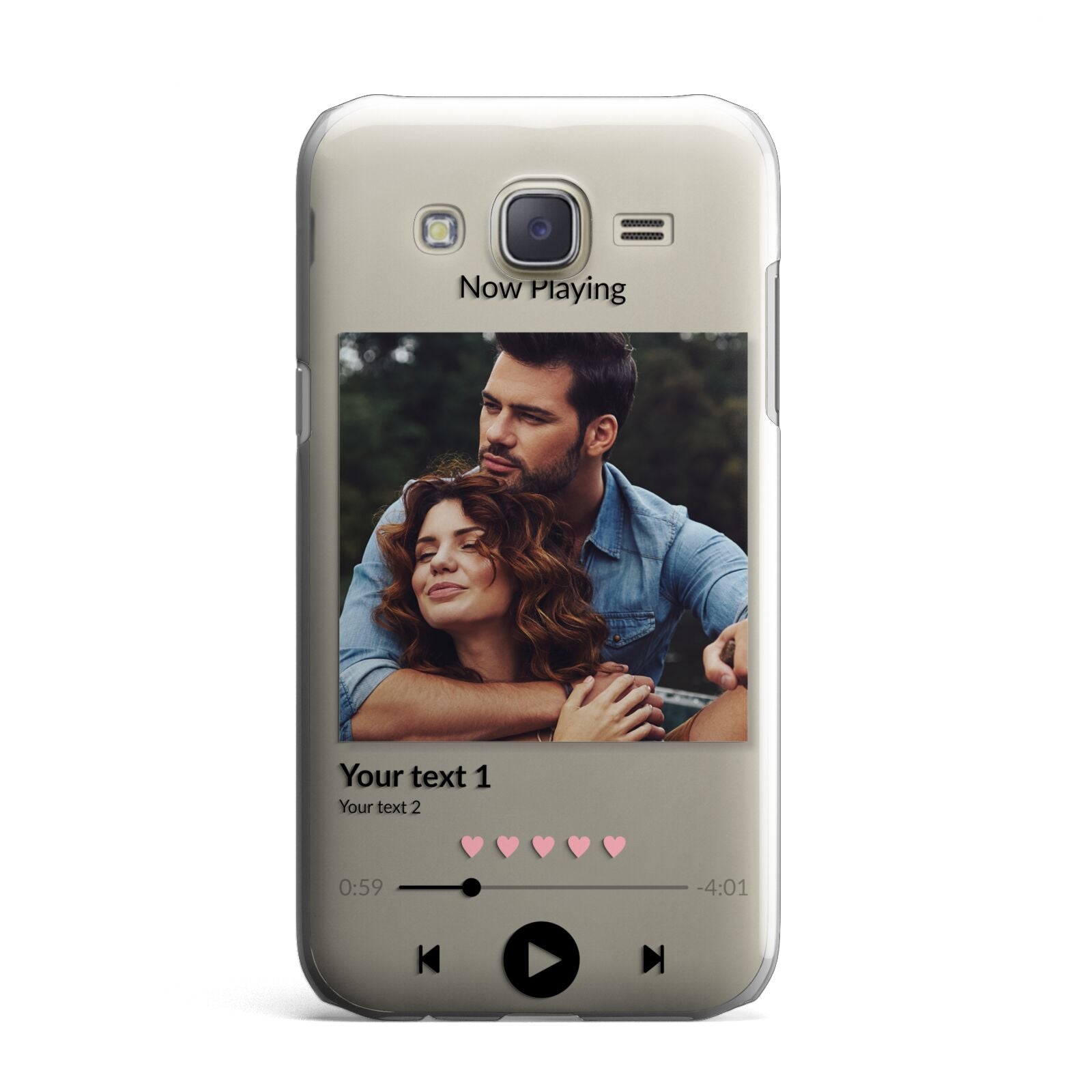 Personalised Photo Music Samsung Galaxy J7 Case