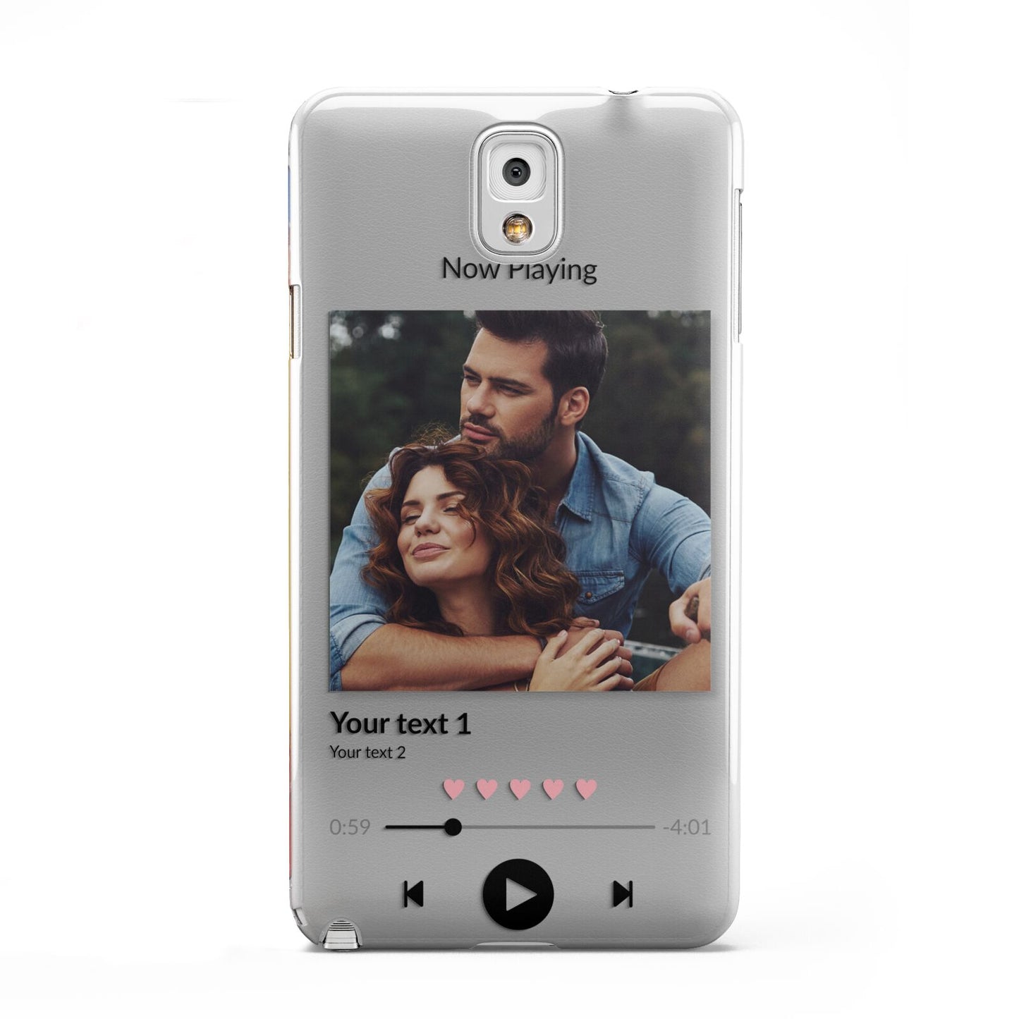 Personalised Photo Music Samsung Galaxy Note 3 Case