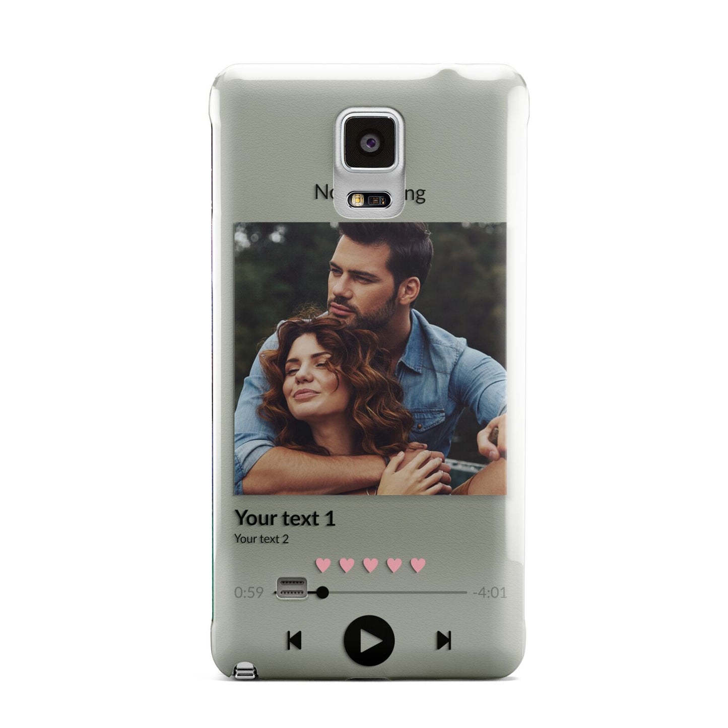 Personalised Photo Music Samsung Galaxy Note 4 Case