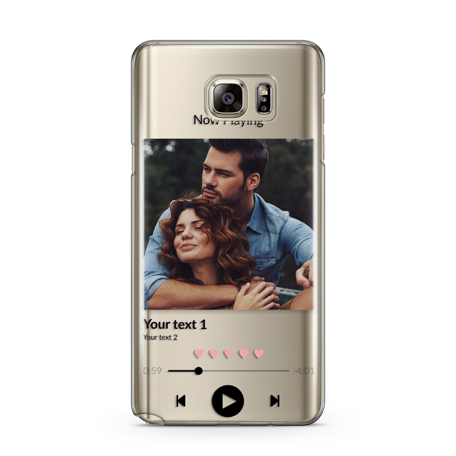 Personalised Photo Music Samsung Galaxy Note 5 Case