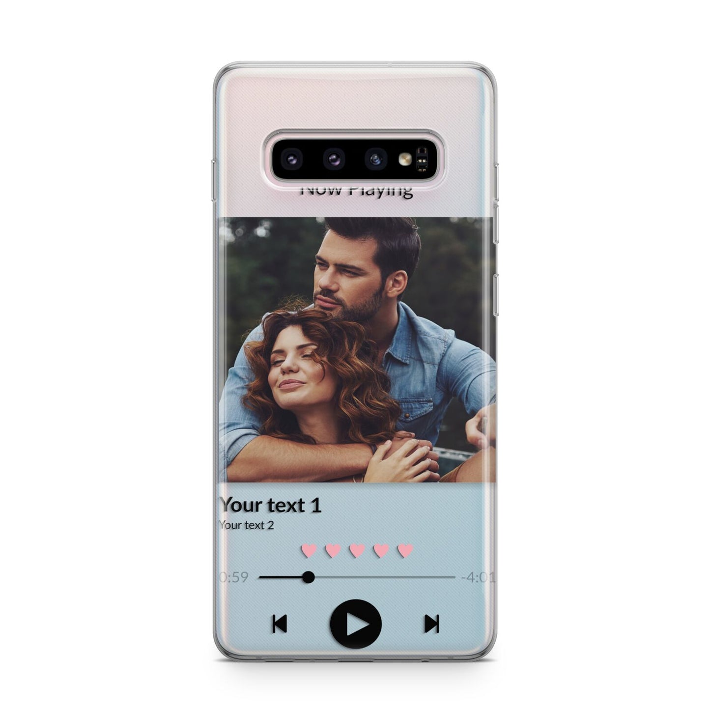 Personalised Photo Music Samsung Galaxy S10 Plus Case