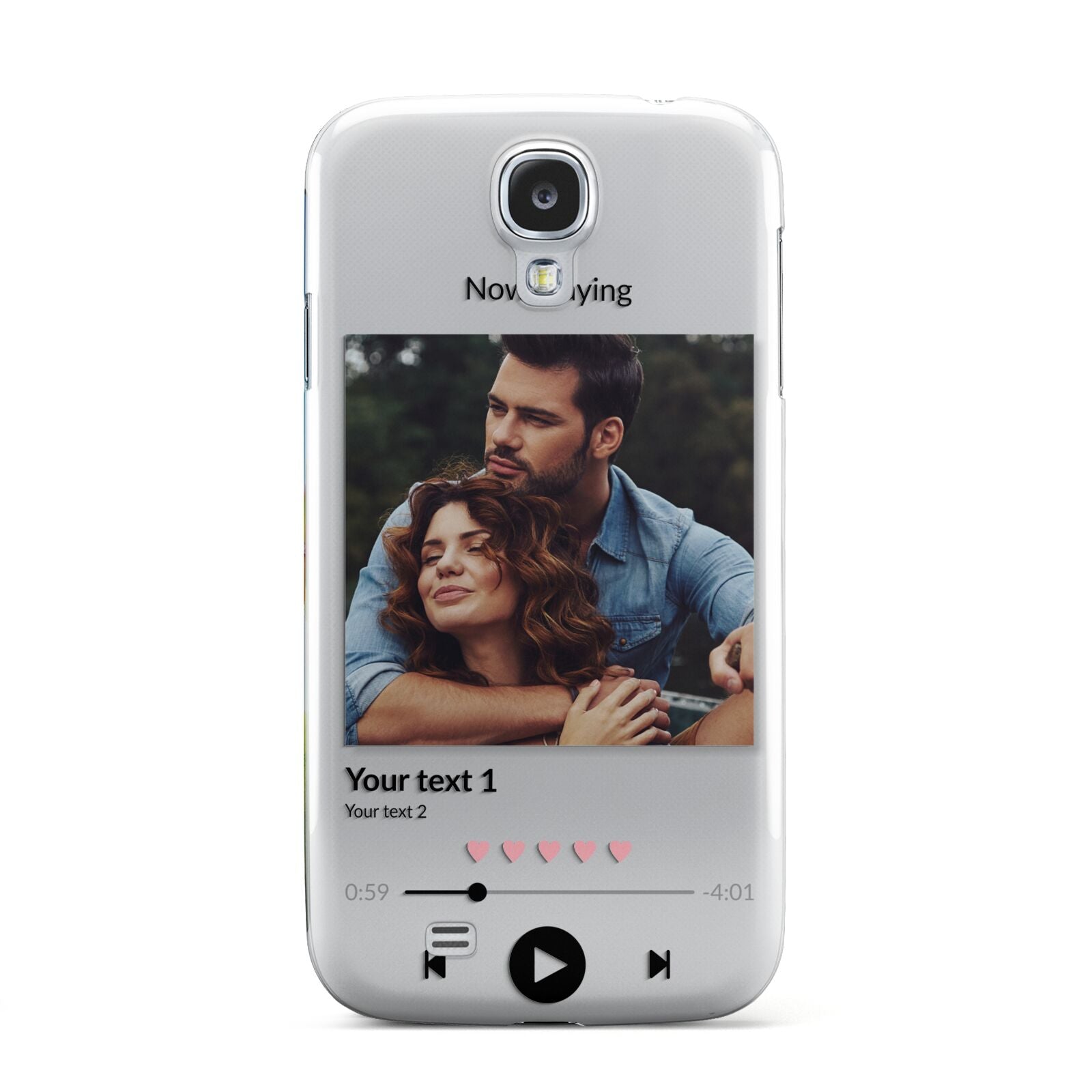 Personalised Photo Music Samsung Galaxy S4 Case