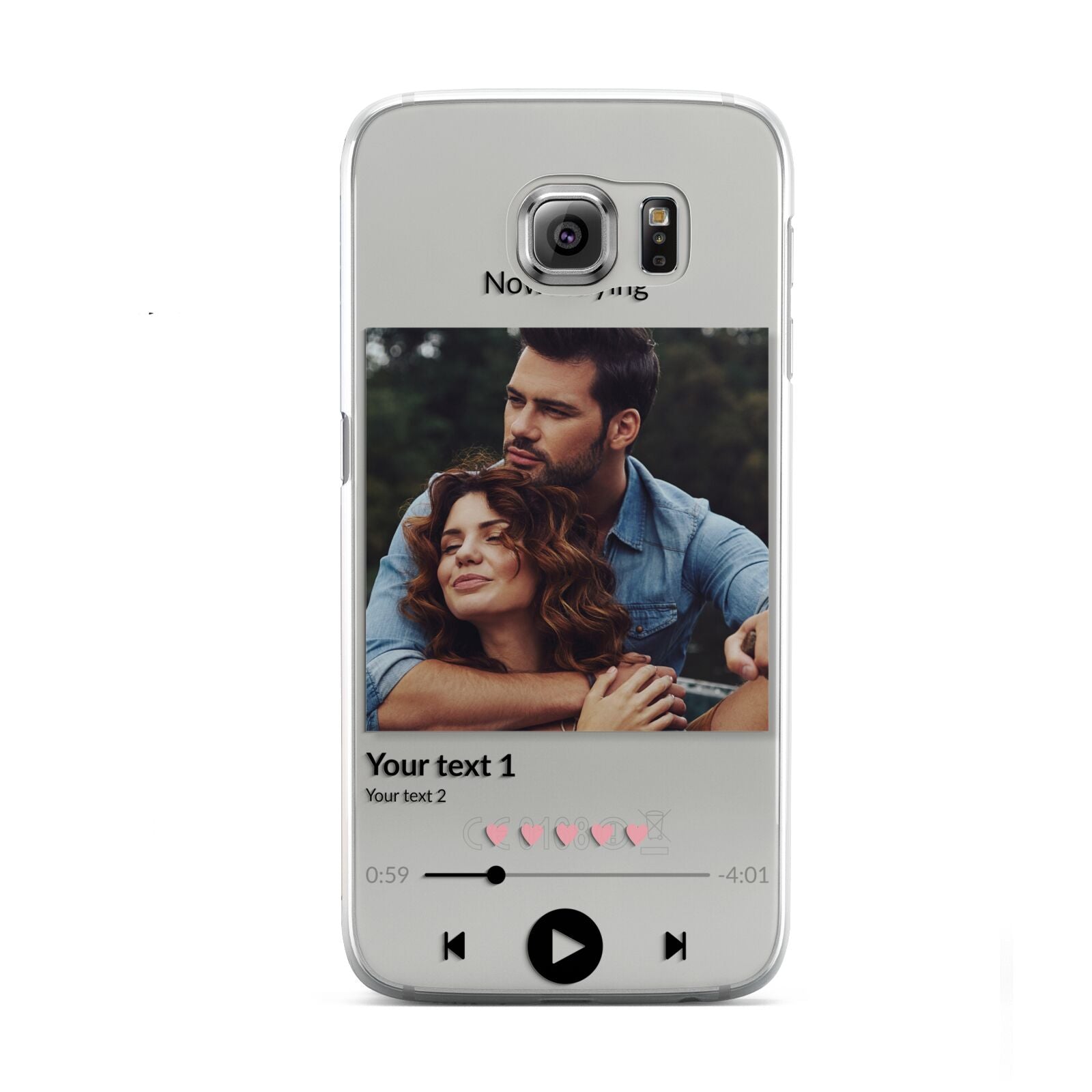 Personalised Photo Music Samsung Galaxy S6 Case