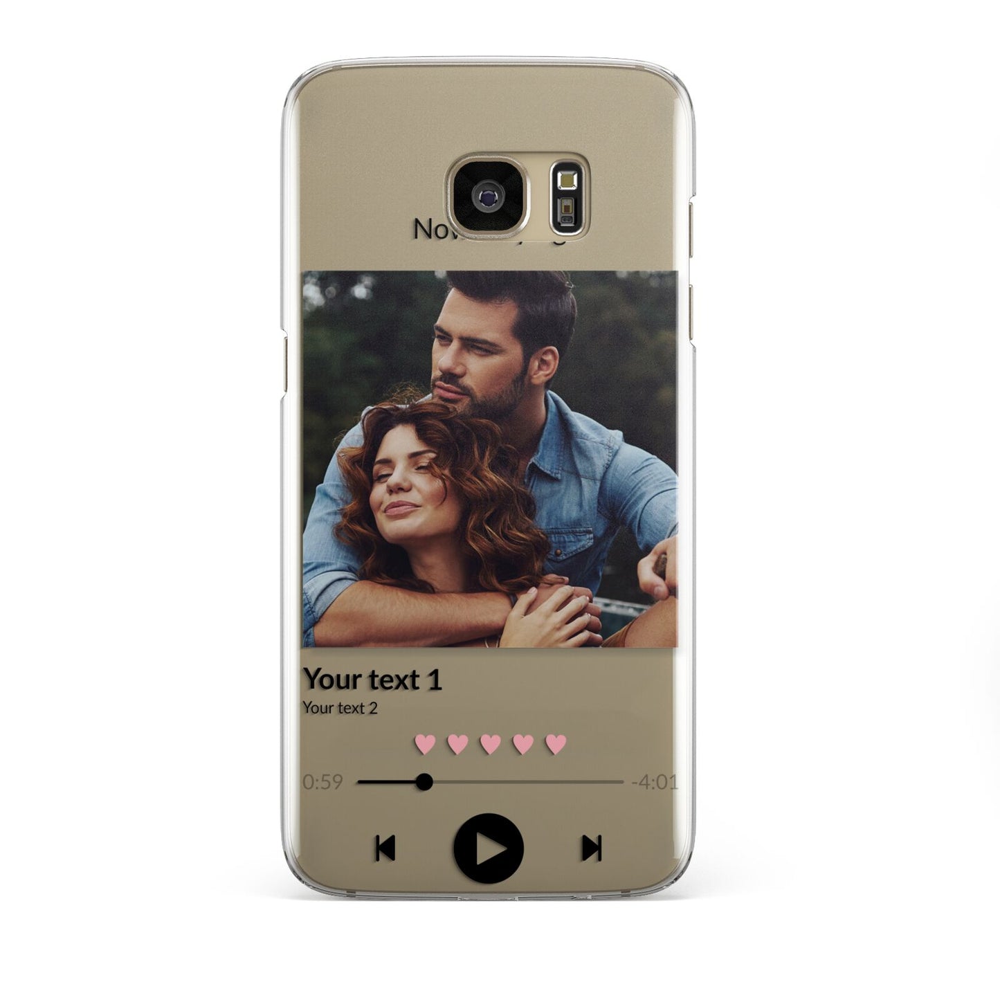 Personalised Photo Music Samsung Galaxy S7 Edge Case