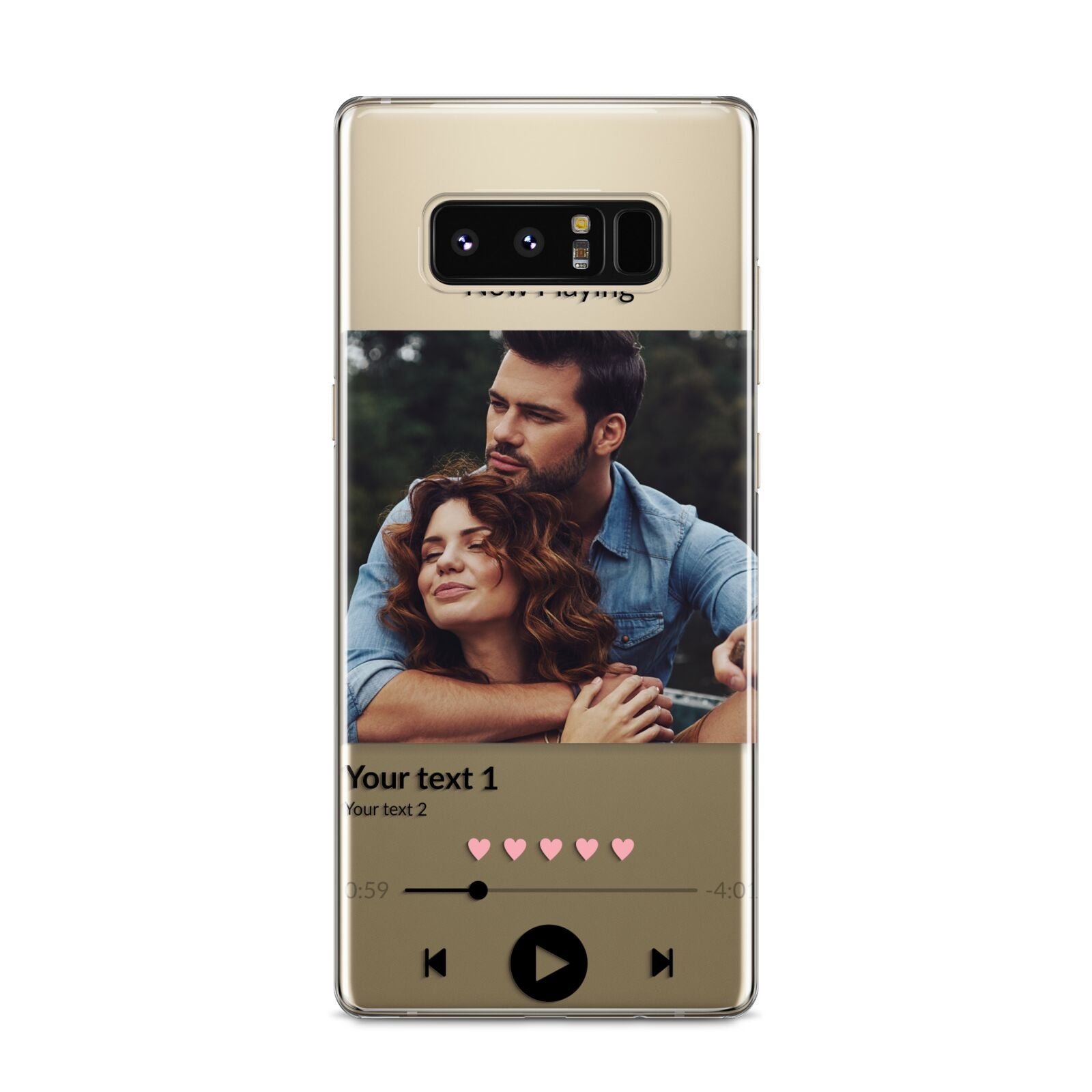 Personalised Photo Music Samsung Galaxy S8 Case