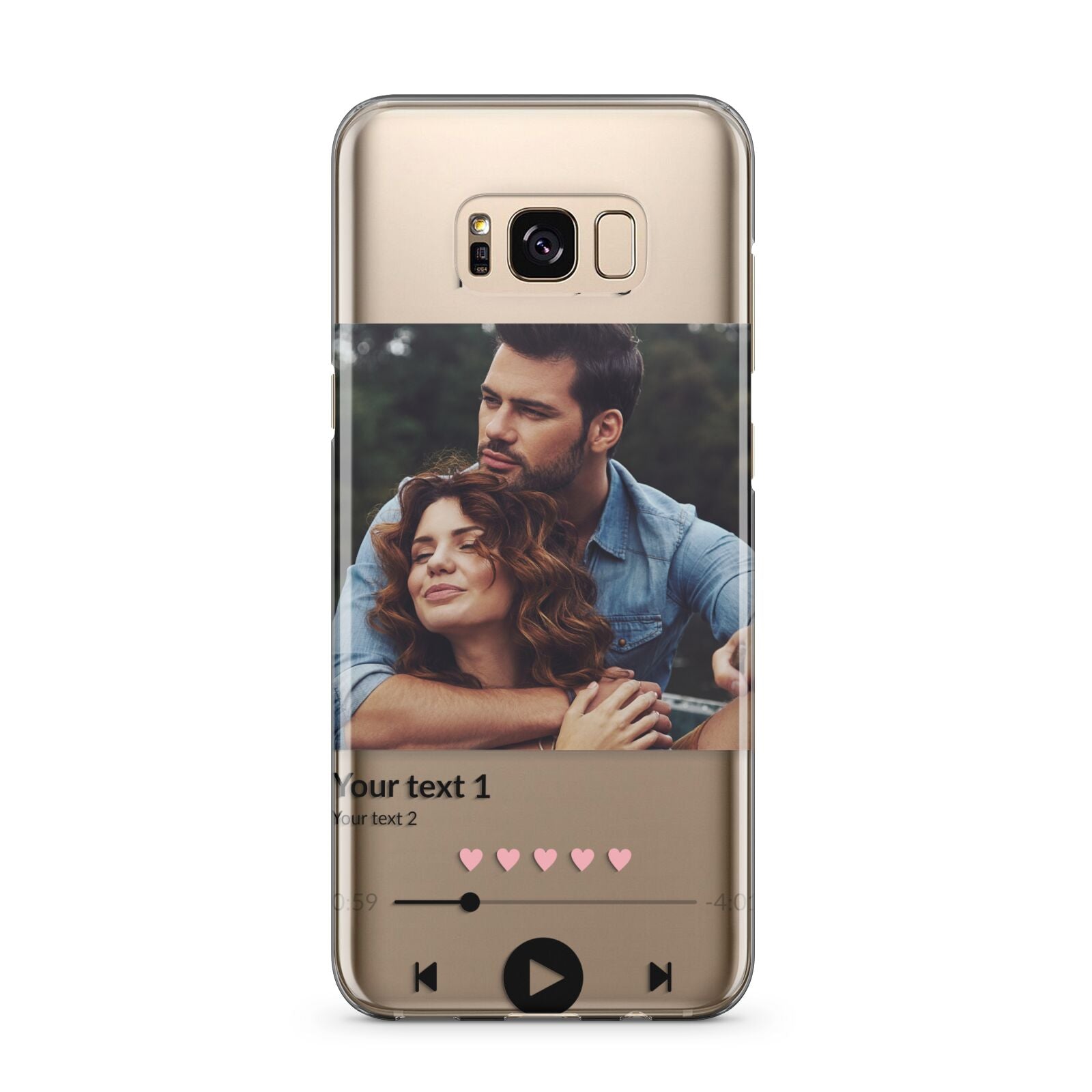 Personalised Photo Music Samsung Galaxy S8 Plus Case