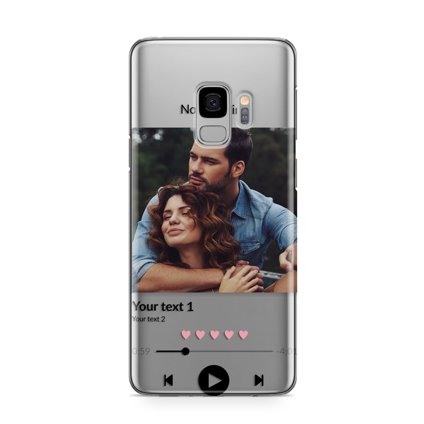 Personalised Photo Music Samsung Galaxy S9 Case