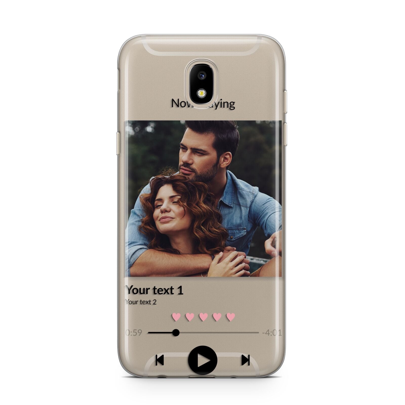 Personalised Photo Music Samsung J5 2017 Case