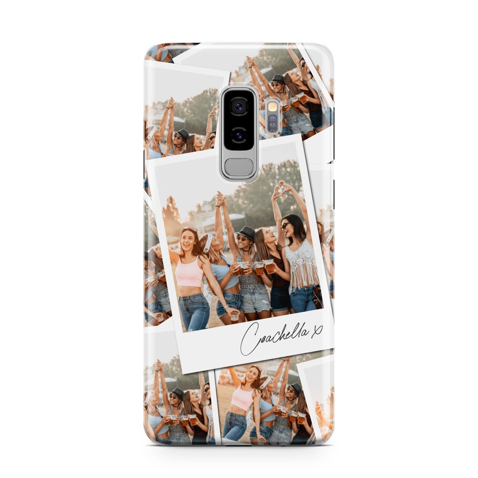 Personalised Photo Samsung Galaxy S9 Plus Case on Silver phone