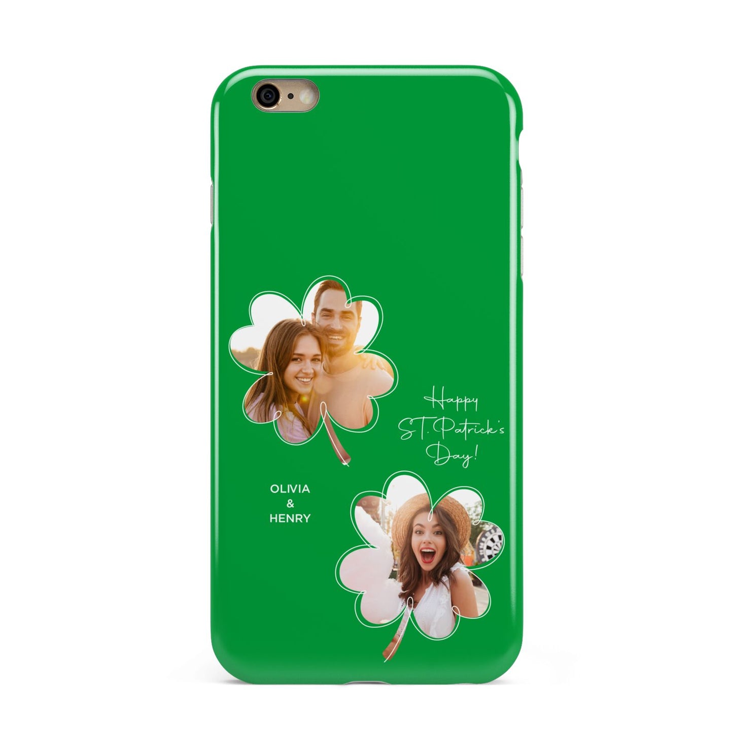 Personalised Photo St Patricks Day Apple iPhone 6 Plus 3D Tough Case