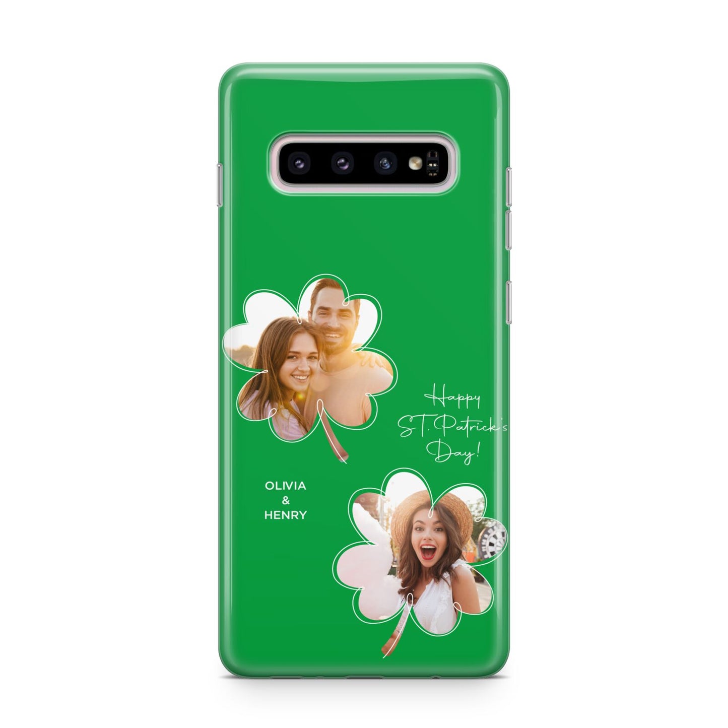 Personalised Photo St Patricks Day Samsung Galaxy S10 Plus Case