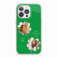 Personalised Photo St Patricks Day iPhone 13 Pro TPU Impact Case with White Edges