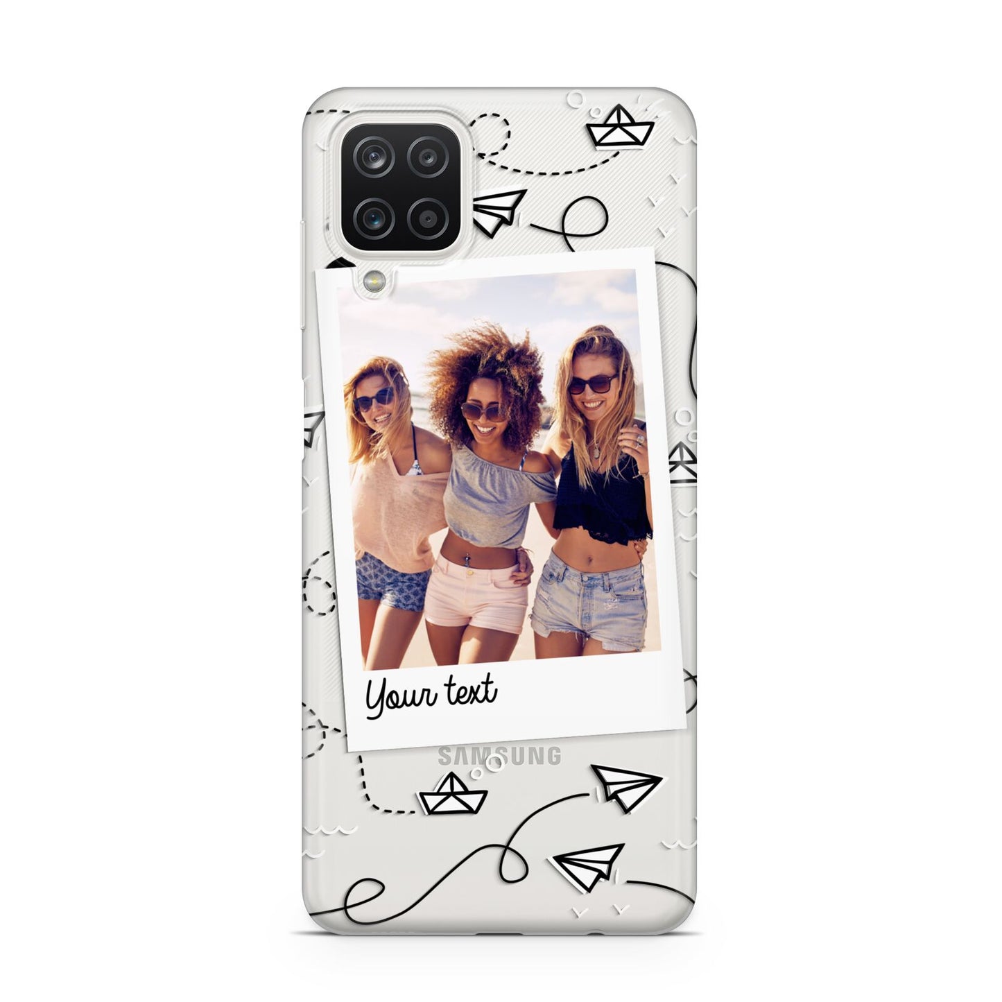 Personalised Photo Travel Samsung A12 Case