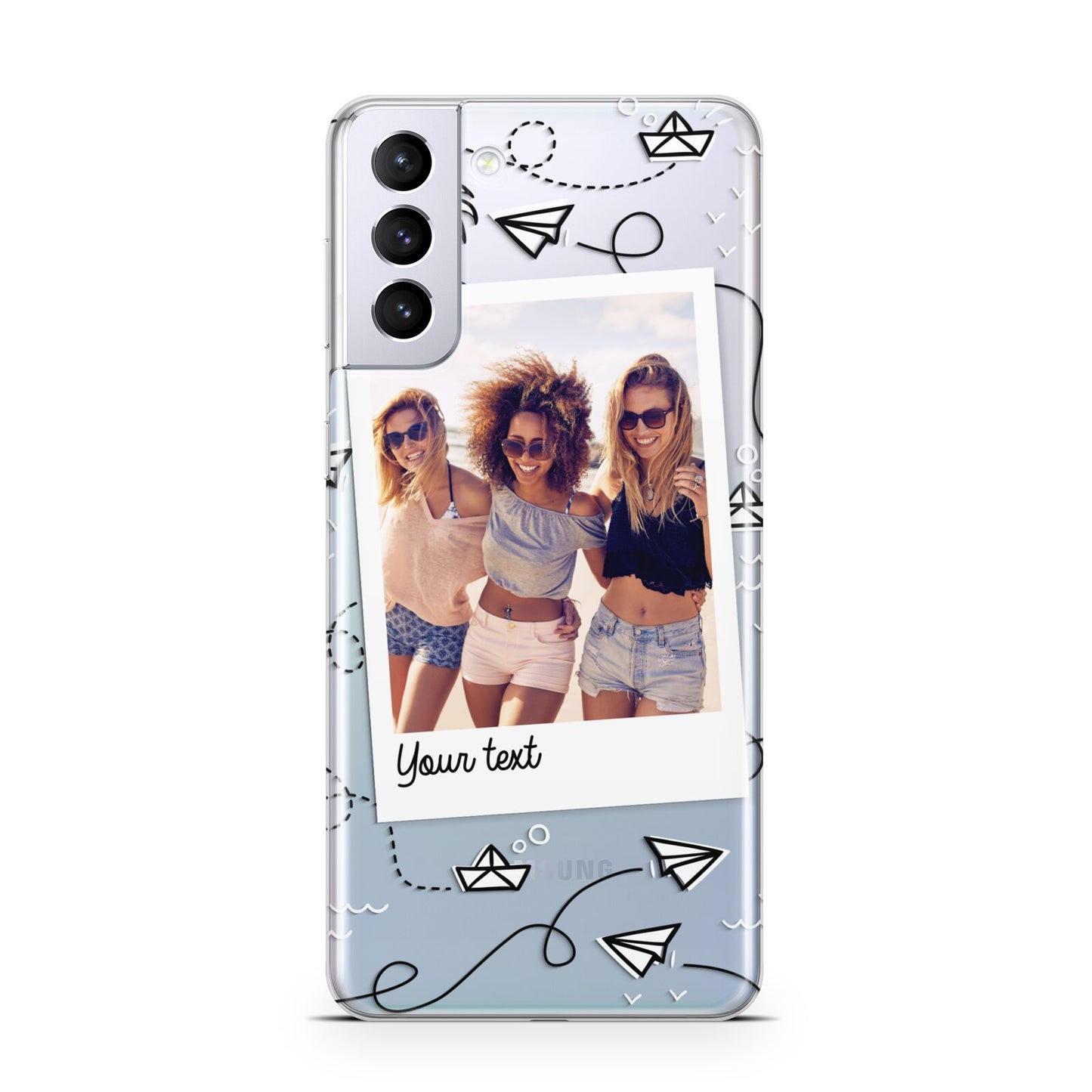 Personalised Photo Travel Samsung S21 Plus Case