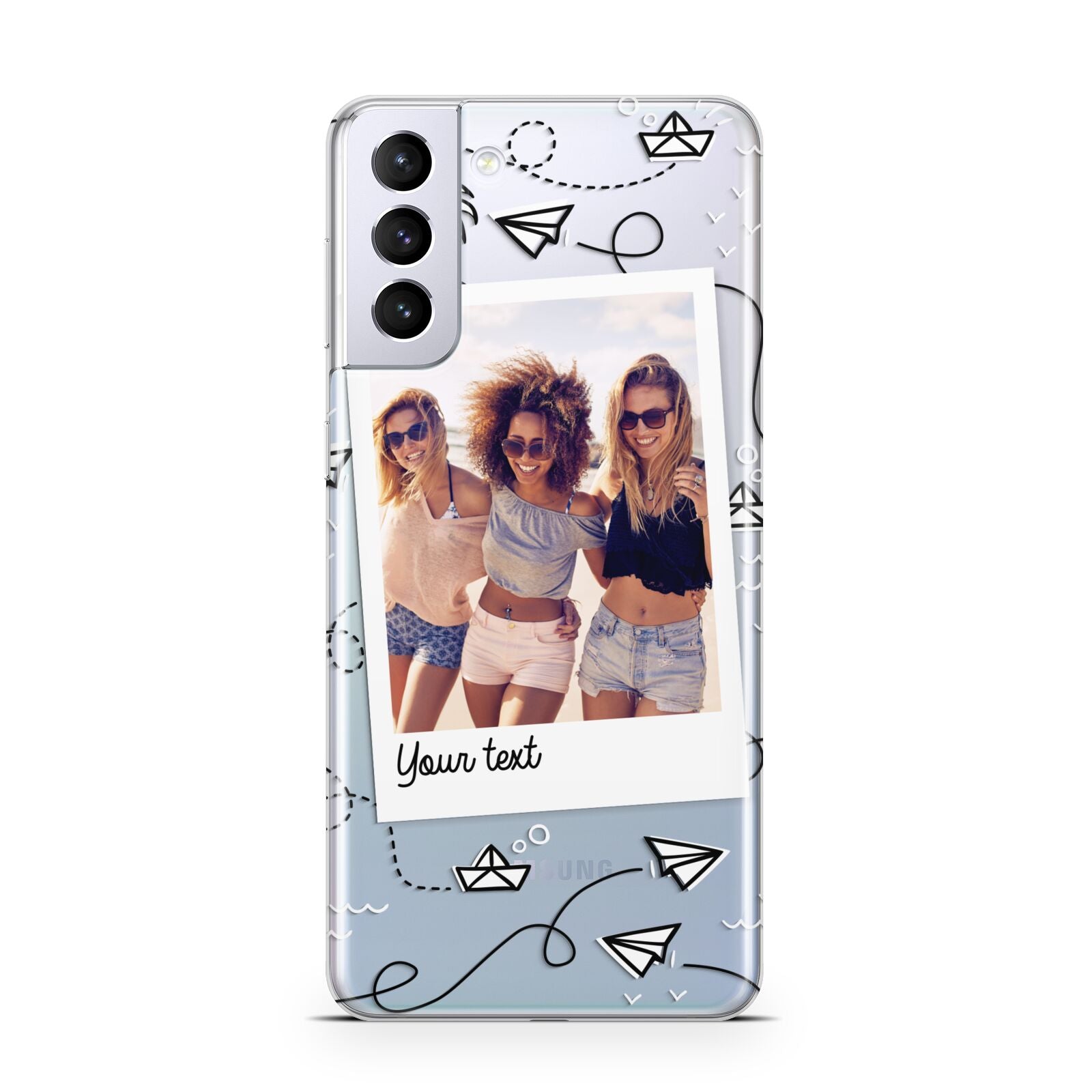 Personalised Photo Travel Samsung S21 Plus Case