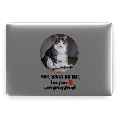 Personalised Photo Upload Cat Mum Apple MacBook Case