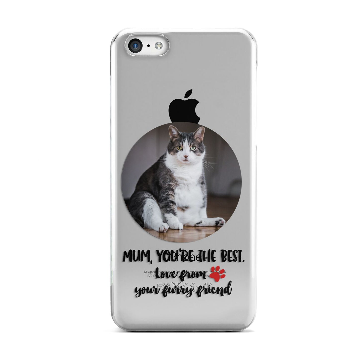 Personalised Photo Upload Cat Mum Apple iPhone 5c Case