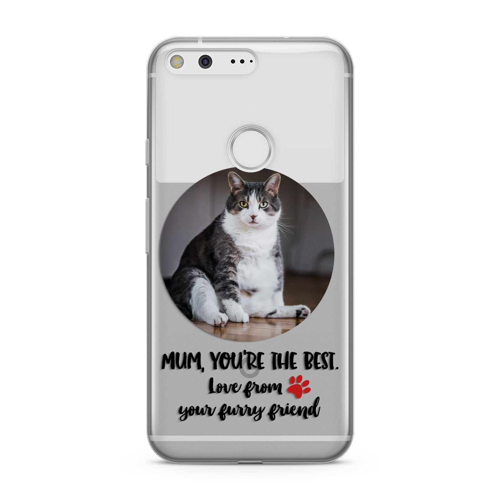 Personalised Photo Upload Cat Mum Google Pixel Case