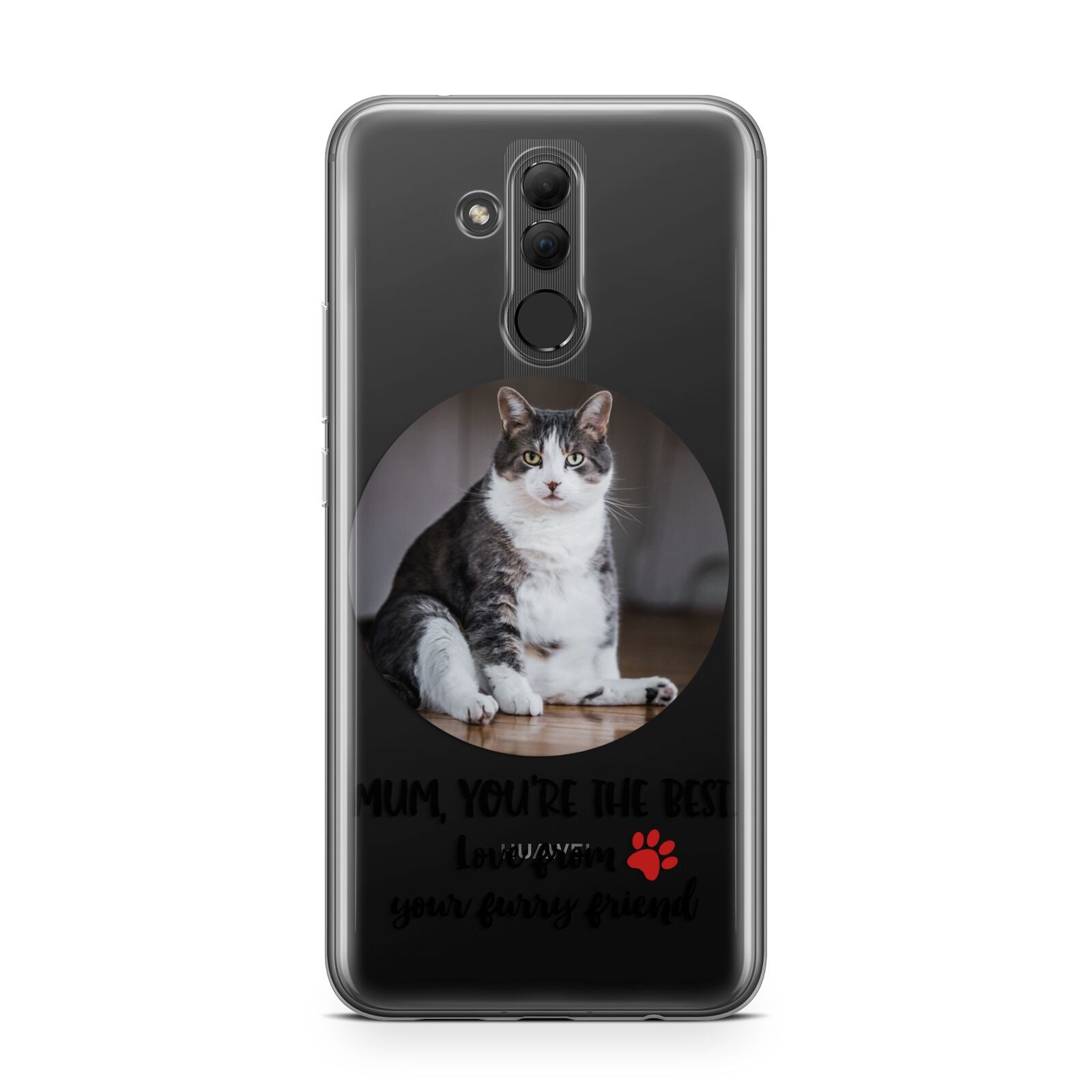 Personalised Photo Upload Cat Mum Huawei Mate 20 Lite