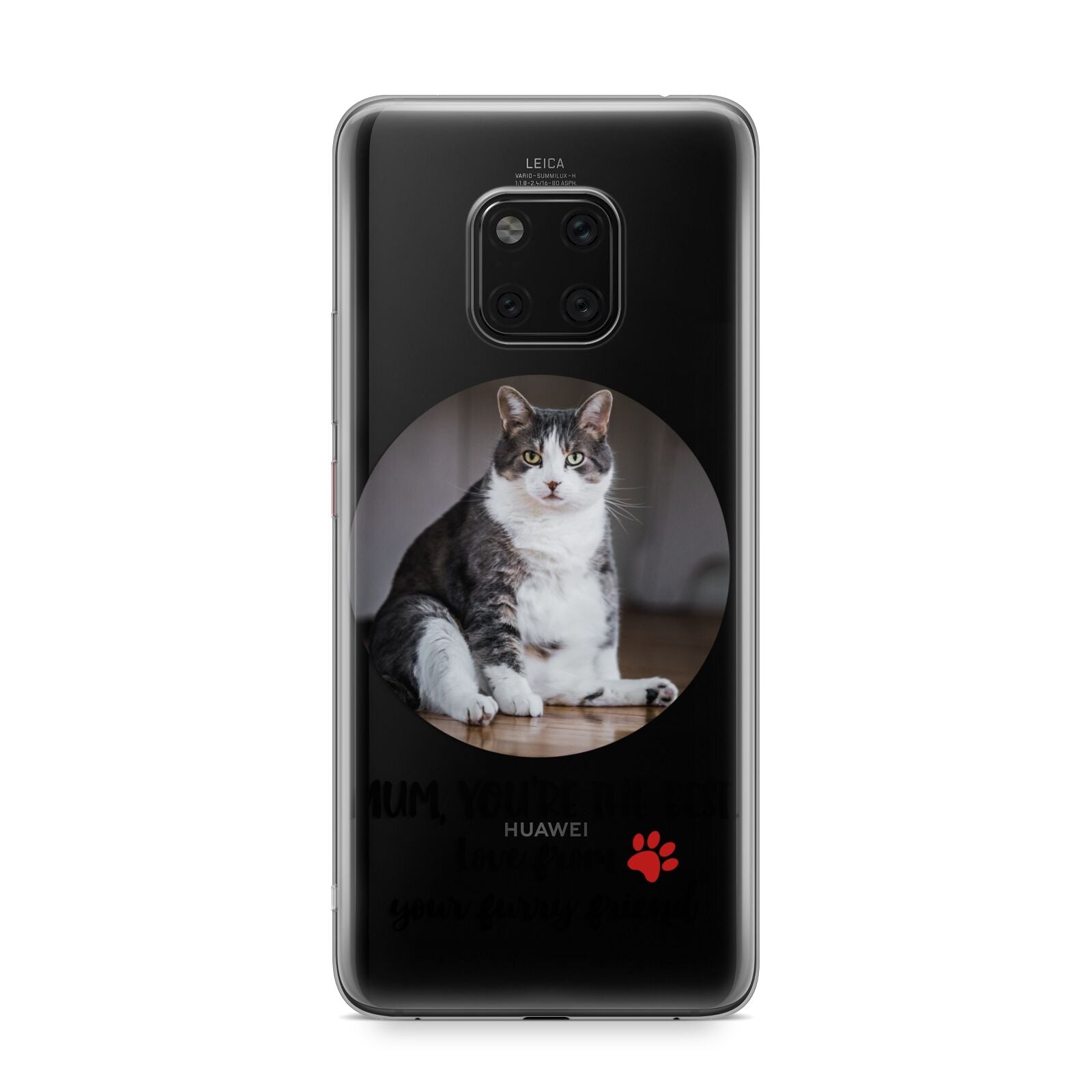 Personalised Photo Upload Cat Mum Huawei Mate 20 Pro Phone Case