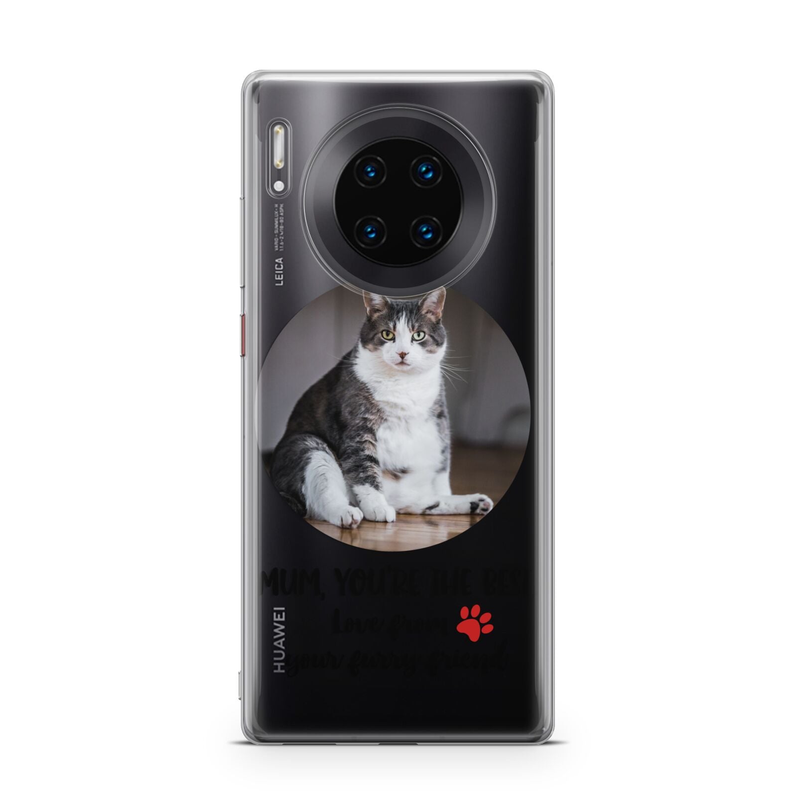 Personalised Photo Upload Cat Mum Huawei Mate 30 Pro Phone Case