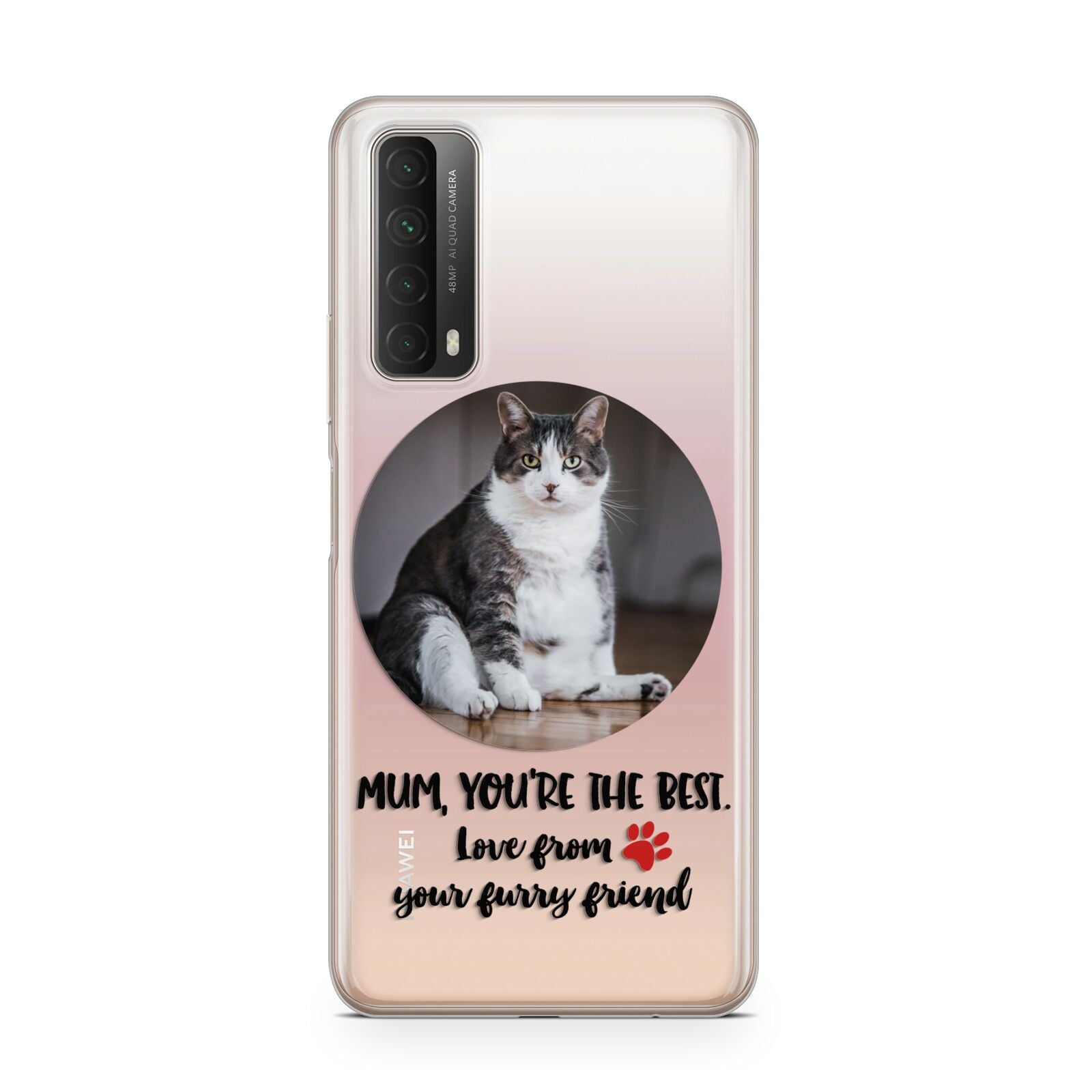 Personalised Photo Upload Cat Mum Huawei P Smart 2021